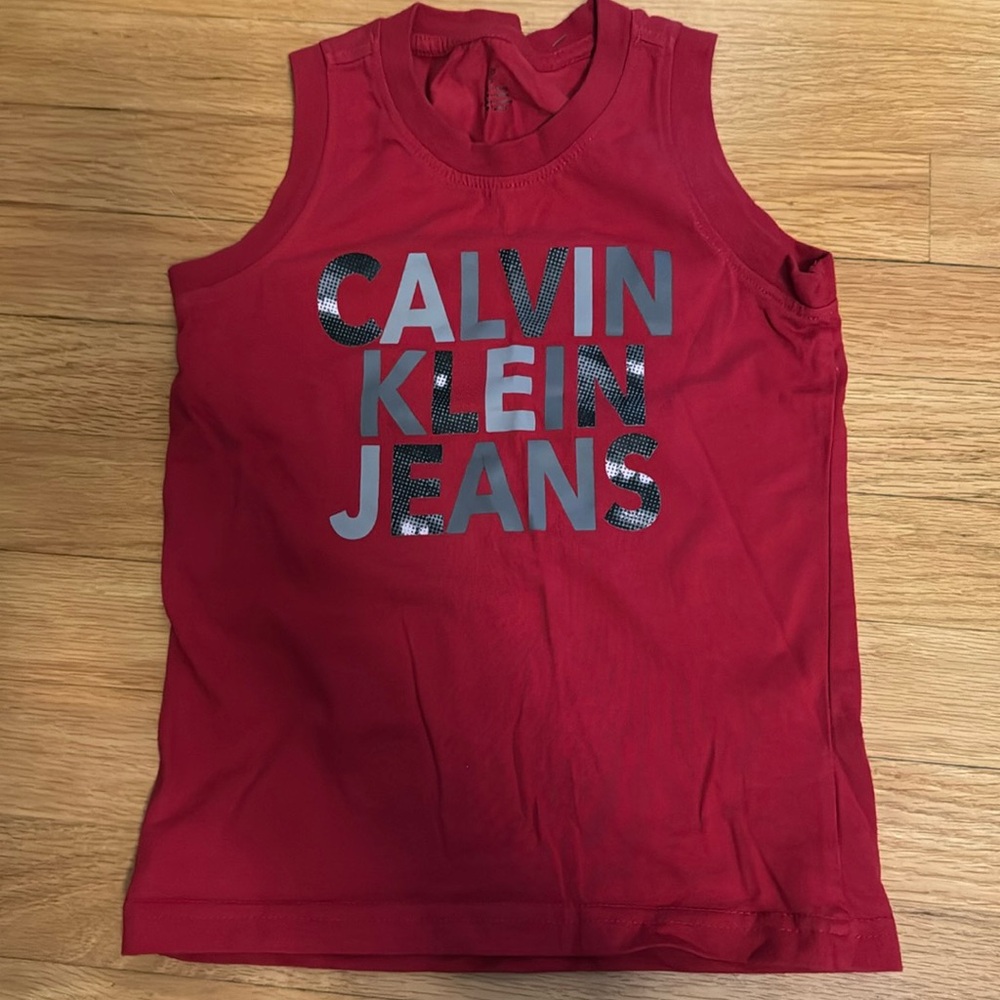 Calvin Klein jeans sleeveless shirt